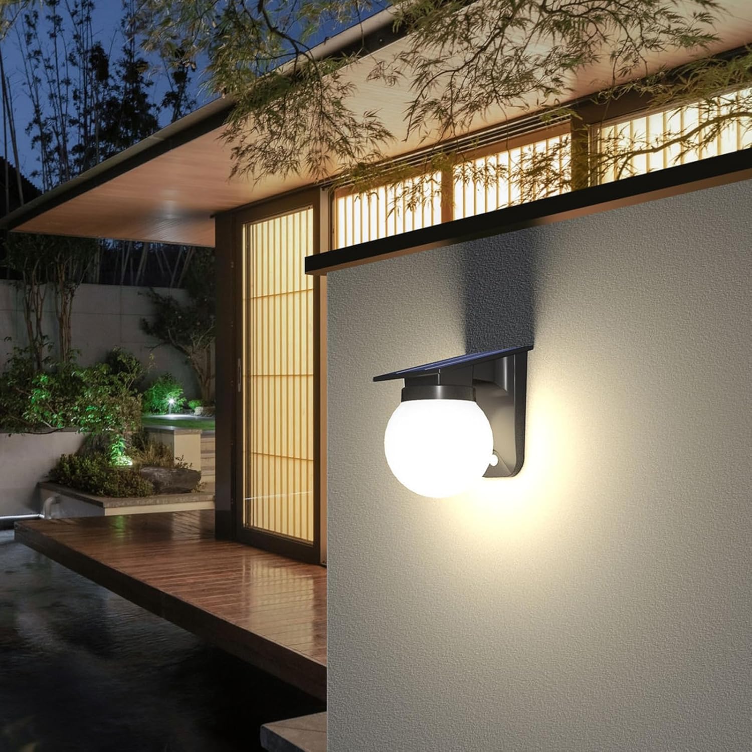 Zewnętrzne lampy ścienne Solar – Waterproof Junction Box Solar recenzja i cena