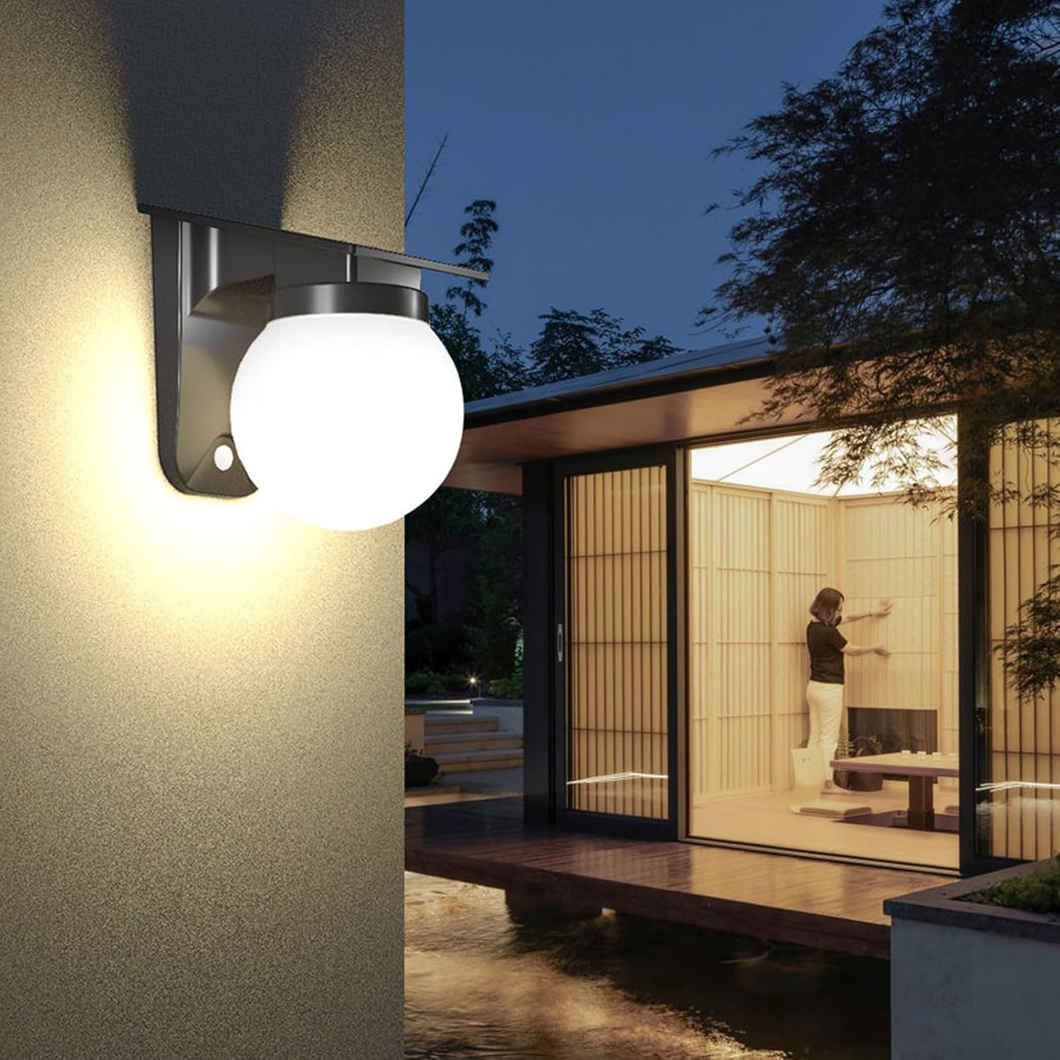 Zewnętrzne lampy ścienne Solar – Waterproof Junction Box Solar recenzja i cena