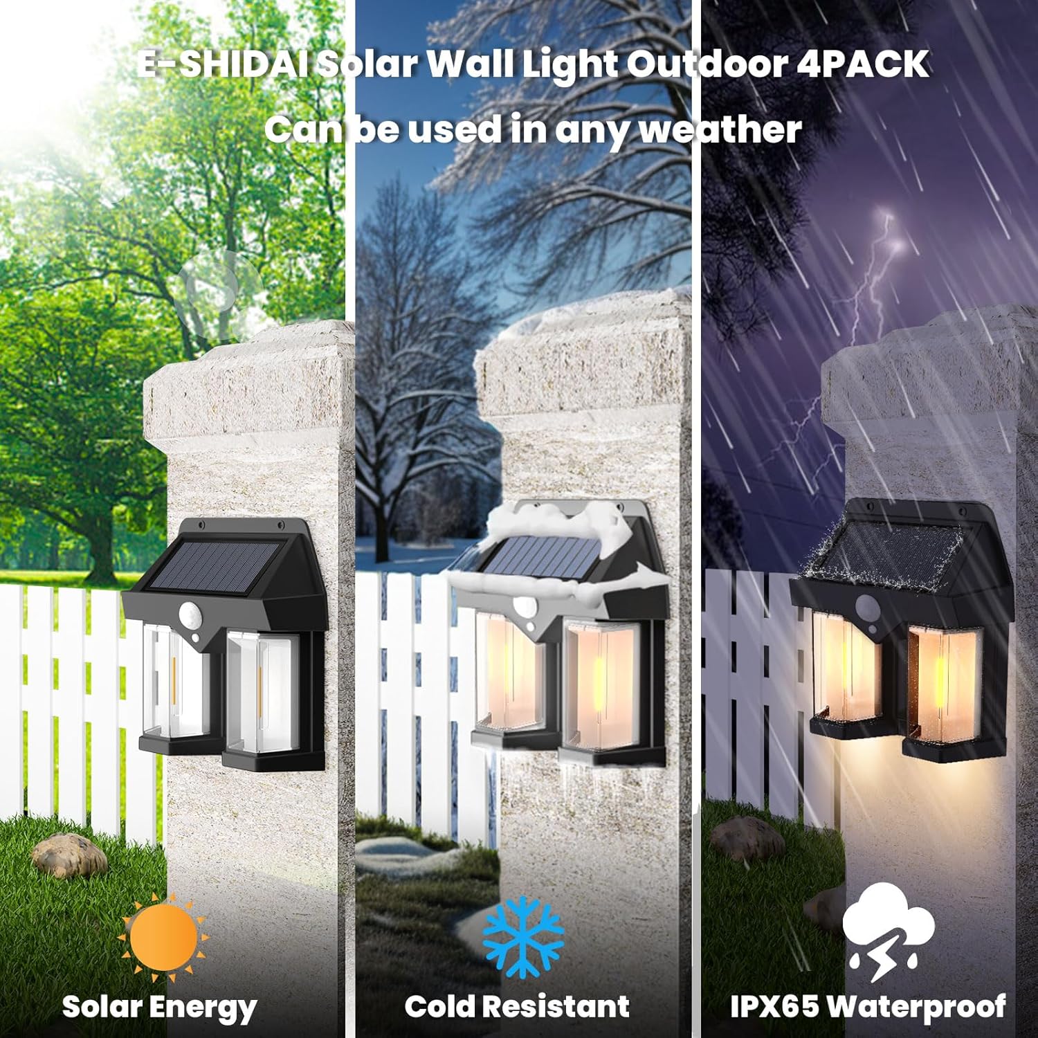 Solarna lampa ścienna w stylu  – Waterproof Junction Box Solar recenzja i cena