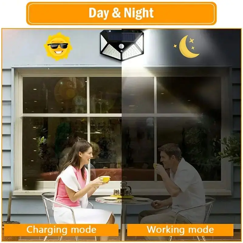 100 LED Zewnętrzna Solarna Lam – Waterproof Junction Box Solar recenzja i cena